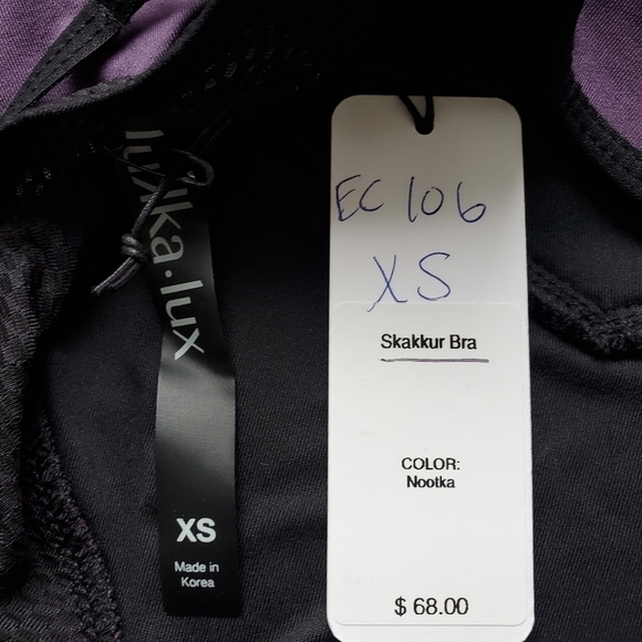 New Lukka Lux Skakkur Adjustable Straps Nootka Activewear Yoga Sports Bra NWT XS - Picture 10 of 10